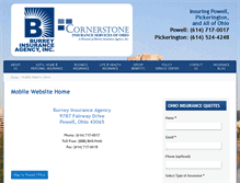 Tablet Screenshot of burreyinsurance.com